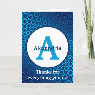 Fijne dag van de administratieve professional bedankkaart