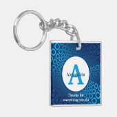 Fijne dag van de administratieve professional sleutelhanger (Voorkant Links)