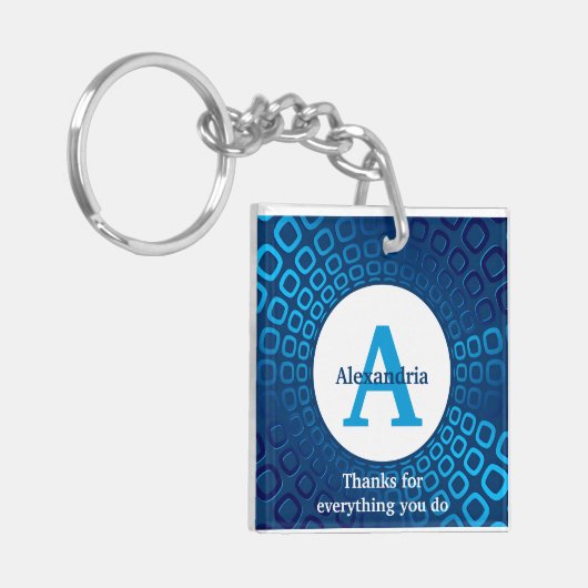 Fijne dag van de administratieve professional sleutelhanger (Voorkant Links)