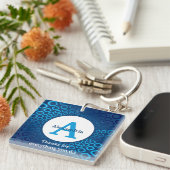 Fijne dag van de administratieve professional sleutelhanger (Voorkant Rechts)