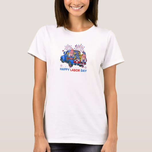 Fijne Dag van de Arbeid Patriottische Vakbond Arbe T-shirt (Voorkant)