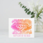 Fijne dag van de dode regenboog Catrina Briefkaart (Staand voorkant)