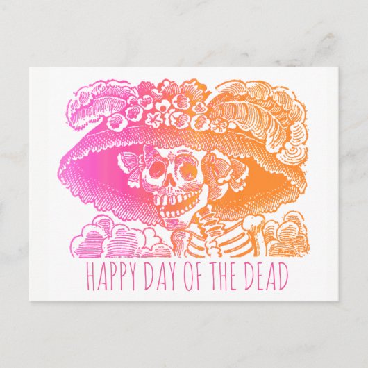 Fijne dag van de dode regenboog Catrina Briefkaart (Voorkant)