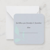 Fijne Dag van de Grootouders: Notitiekaartje (Achterkant)