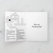 Fijne Dag van de Kruiswoordpuzzel | 21 december Kaart (Binnen)