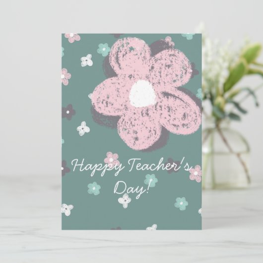 Fijne dag van de leraar (Staand voorkant)