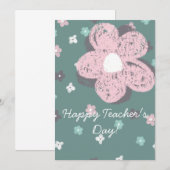 Fijne dag van de leraar (Voorkant / Achterkant)