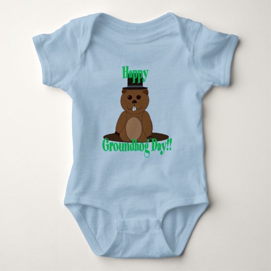 Fijne Dag van de marmot! Romper (Voorkant)