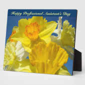 Fijne Dag van de Professionele Assistent! Bloemtek Fotoplaat (Zijkant)