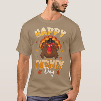 Fijne Dag van de Thanksgiving Dag van de Vrede T-shirt