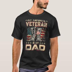 Fijne Dag van de Veteranen Mijn Favoriete Veteraan T-shirt