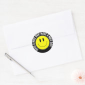 Fijne dag verder! Smilie Sticker (Envelop)