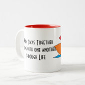 Fijne dagen Gehuwde Mok (Voorkant links)