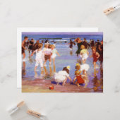 Fijne dagen op het strand kaart (Voorkant / Achterkant in situ)