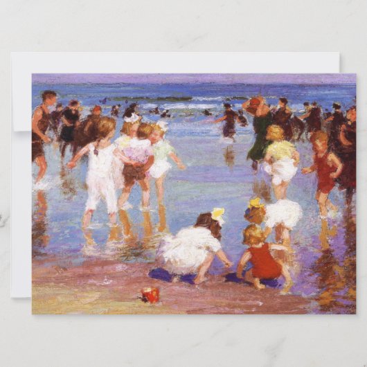 Fijne dagen op het strand kaart (Voorkant)