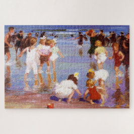 Fijne dagen op het strand legpuzzel