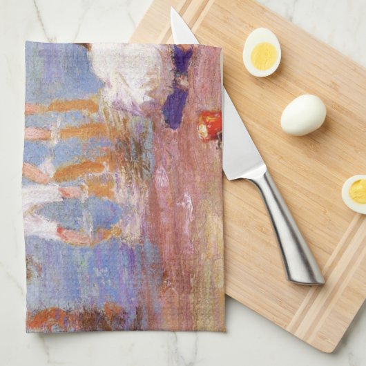 Fijne dagen op het strand theedoek (Quarter Fold)