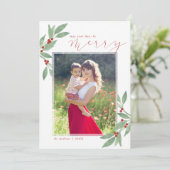 Fijne dagen Vakantie Fotokaart Kaart (Staand voorkant)