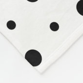 Fijne Dalmatische Vlekken Fleece Deken (Hoek)