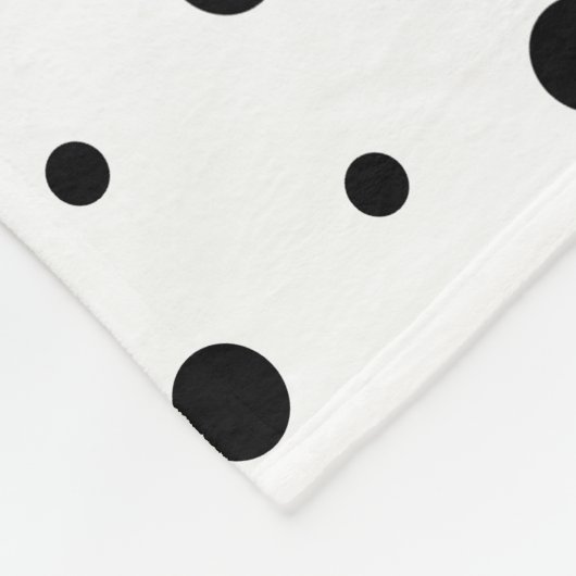 Fijne Dalmatische Vlekken Fleece Deken (Hoek)