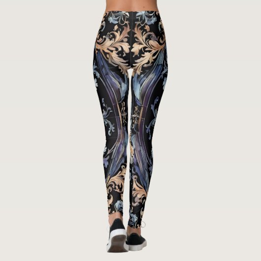 Fijne Damaskus Leggings (Achterkant)