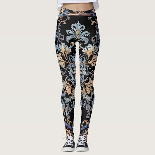 Fijne Damaskus Leggings (Voorkant)