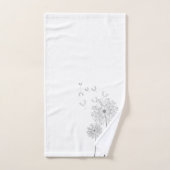 Fijne Dandelionen blazen in de wind Bad Handdoek (Handdoek)