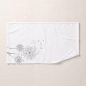 Fijne Dandelionen blazen in de wind Bad Handdoek (Handdoek)