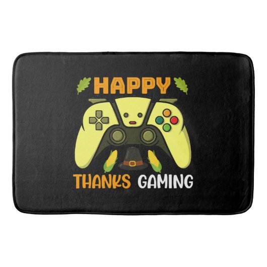 Fijne Dankspel Gaming Grappig Badmat (Voorkant)