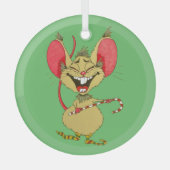 Fijne dans met kerst! glas ornament (Voorkant)