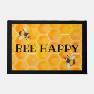 Fijne deuropening met Honeycomb Deurmat