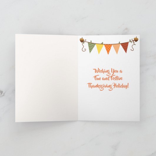 Fijne dieren en vrolijke dekens feestdagen kaart (Binnen)