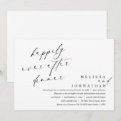 Fijne Dinner en Dans tot het Einde der Tijden  Kaart (Voorkant / Achterkant)