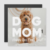 Fijne Dog Mam's Dag! Uw Dog Photo, DOG MOM Kaart (Voorkant / Achterkant)