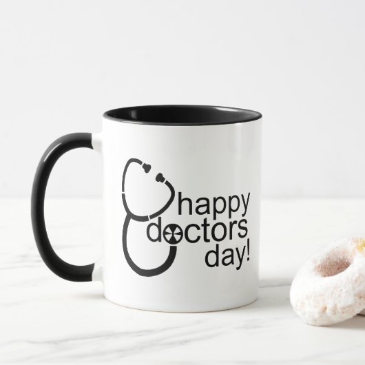 Fijne Dokterdag! Mok (Met donut)