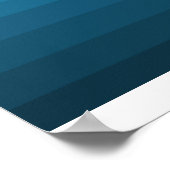 Fijne donderdag Blauwe kleurencode Poster Dag van (Hoek)