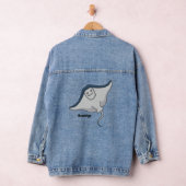 Fijne doornvis cartoon denim jacket (Hangar)