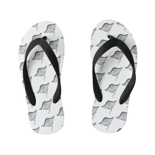 Fijne doornvis cartoon kinder teenslippers (Voetbed)