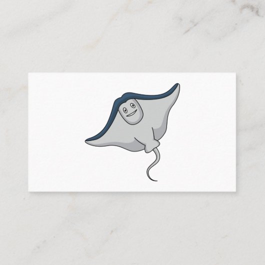 Fijne doornvis cartoon visitekaartje (Achterkant)