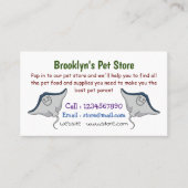 Fijne doornvis cartoon visitekaartje (Voorkant)