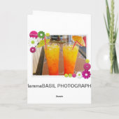 Fijne Drinken Wenskaart! Kaart (Achterkant)