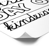 Fijne eerste dag kleuterschool Kinder CK naar scho Poster (Hoek)