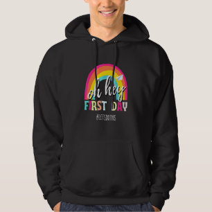 Fijne eerste dag Laten we dit doen Welkom terug op Hoodie