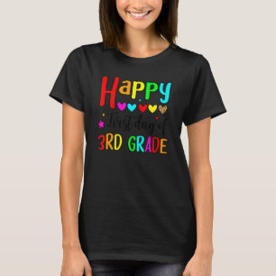 Fijne eerste dag van de 3e klas leraren kinderen j t-shirt