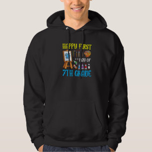 Fijne eerste dag van de 7e klas jongens Meisjesler Hoodie