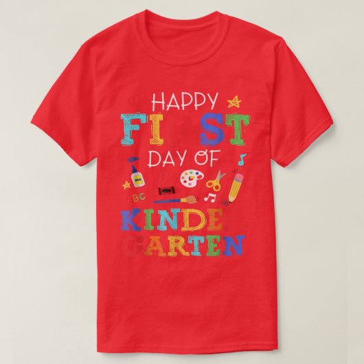 Fijne eerste dag van de kinderarts terug naar SC T-shirt (Design voorkant)
