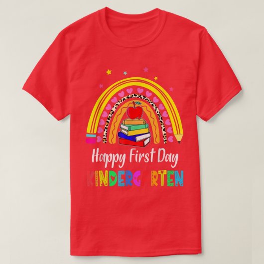 Fijne eerste dag van de kinderarts terug naar SC T-shirt (Design voorkant)