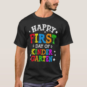 Fijne eerste dag van de Kindergarten Hallo de Kind T-shirt