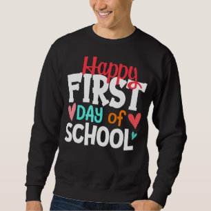 Fijne eerste dag van de leerkracht terug naar scho trui