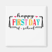 Fijne eerste dag van de leerling van de school Ter Magneet (Voorkant)